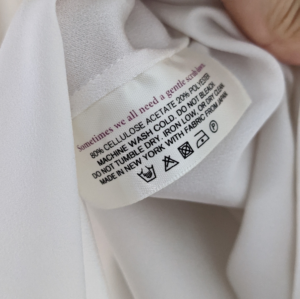 MM Lafleur ivory Austen Tunic Size Small - Picture 9 of 9